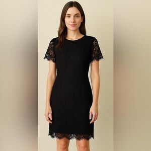 Black lace dress